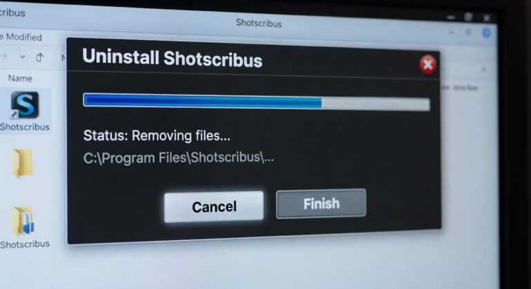 Uninstall Shotscribus